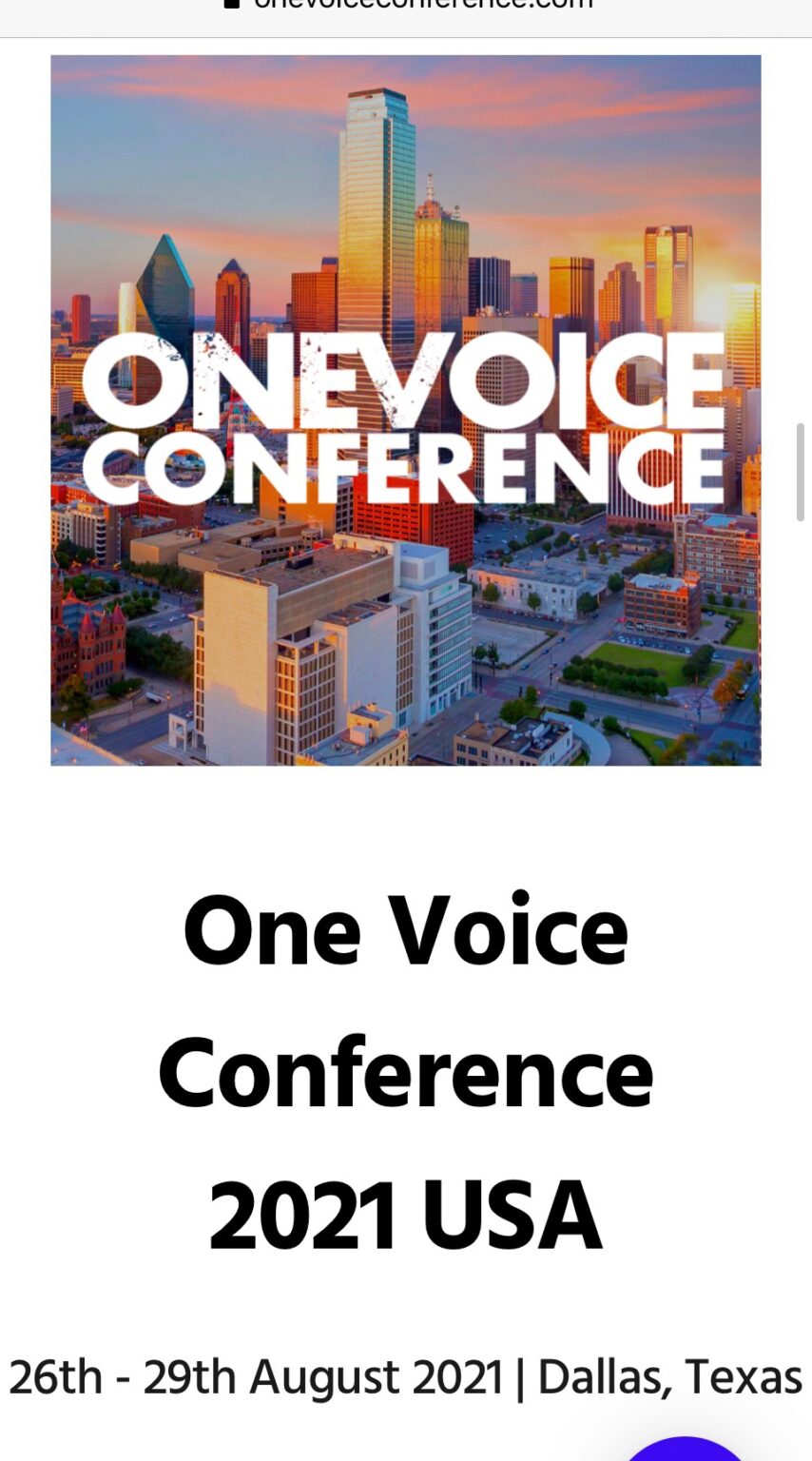 The One Voice Conference USA; Don’t Miss it!! Laura Schreiber Voice